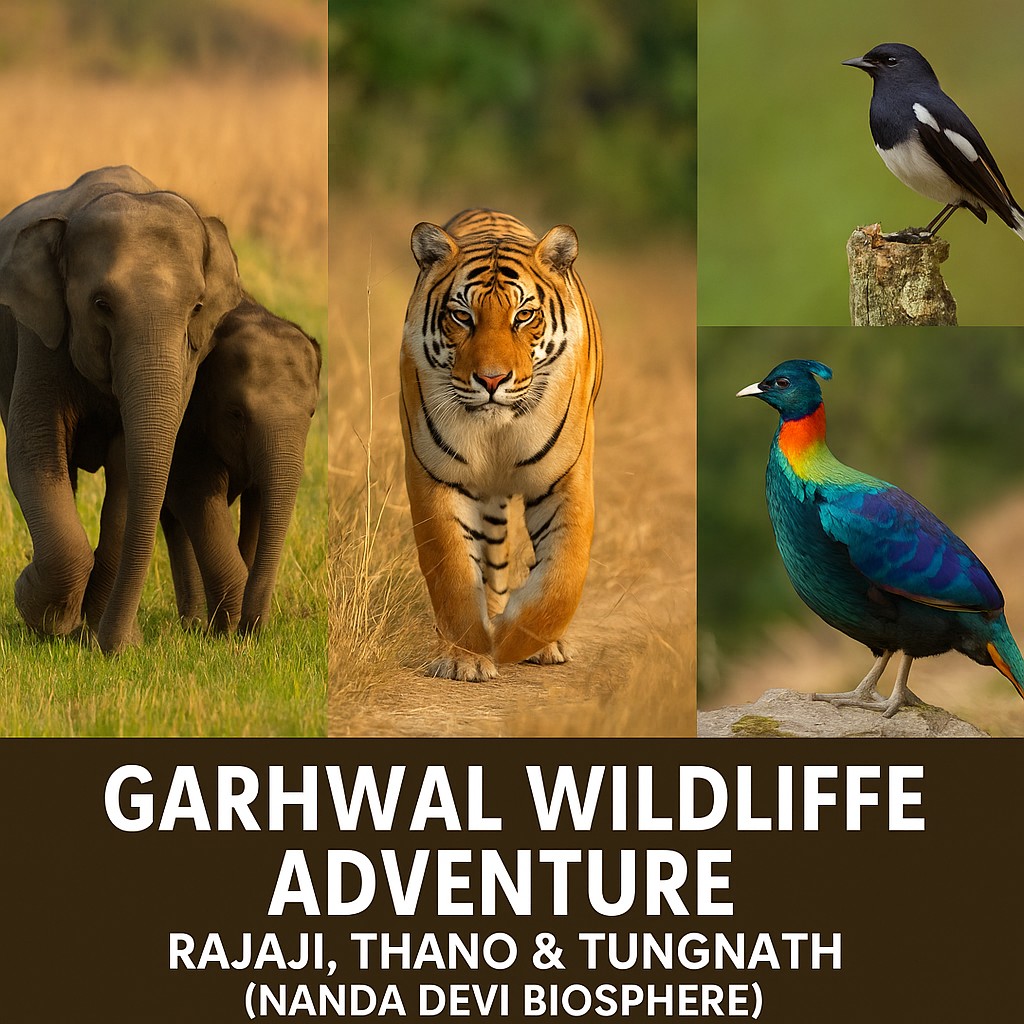 Garhwal Wildlife Adventure – Rajaji, Thano & Tungnath (Nanda Devi Biosphere)