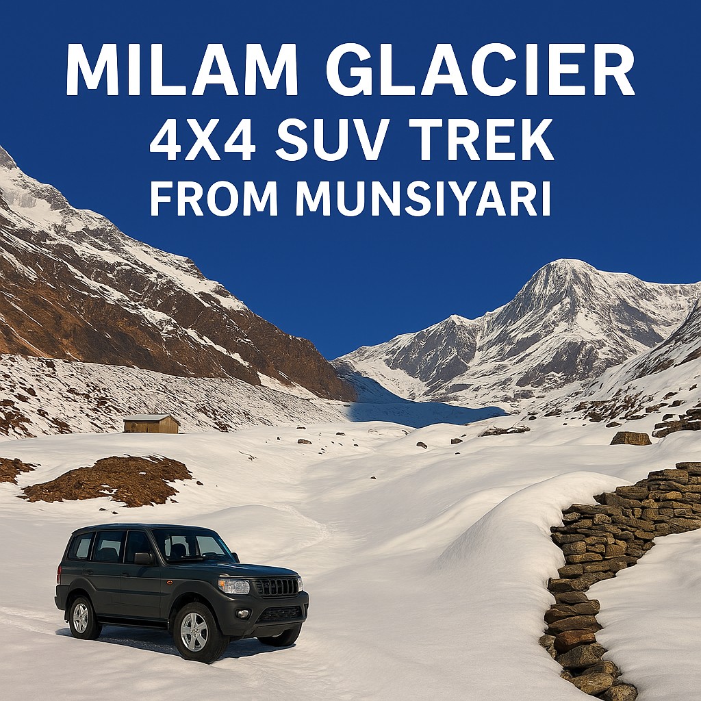 Milam Glacier 4x4 SUV Trek – from Munsiyari